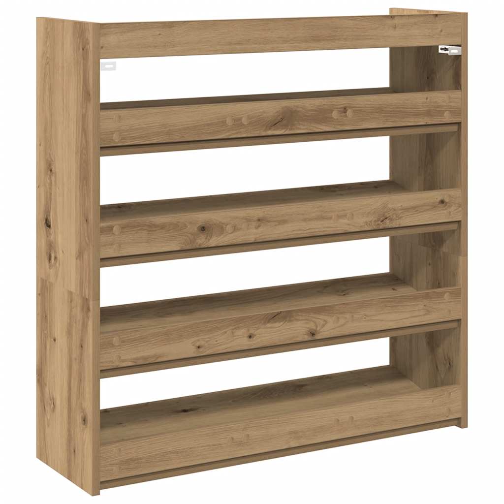 Scarpiera Rovere Artigianale 80x25x81 cm in Legno Multistrato - homemem39