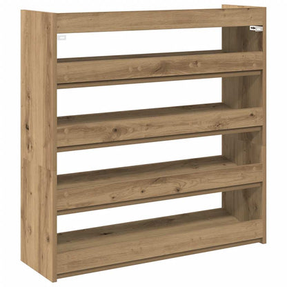 Scarpiera Rovere Artigianale 80x25x81 cm in Legno Multistrato - homemem39