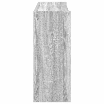 Scarpiera Grigio Sonoma 80x25x62 cm in Legno Multistrato - homemem39