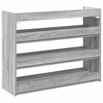 Scarpiera Grigio Sonoma 80x25x62 cm in Legno Multistrato - homemem39