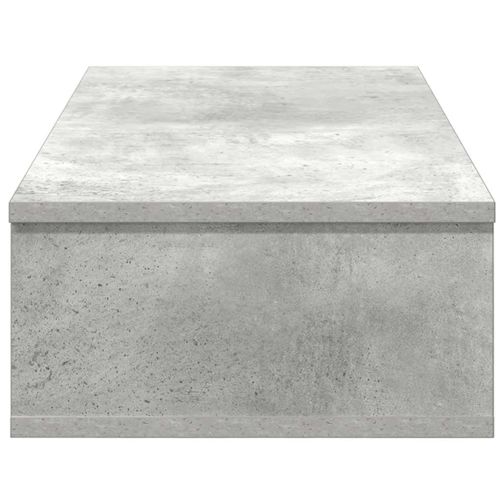 Scaffale a Parete con Cassetti Grigio 80x31x17 cm in Truciolato | homemem39