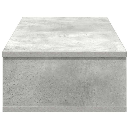 Scaffale a Parete con Cassetti Grigio 80x31x17 cm in Truciolato | homemem39