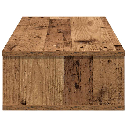 Scaffale a Parete con Cassetti Antico 80x31x17 cm in Truciolato | homemem39