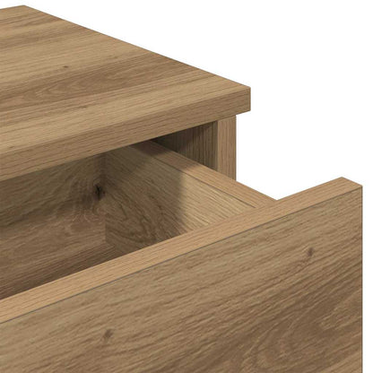 Scaffale a Parete con Cassetti Rovere 80x31x17 cm in Truciolato | homemem39