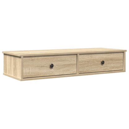 Scaffale a Parete con Cassetti Sonoma 100x37,5x19 cm Truciolato | homemem39