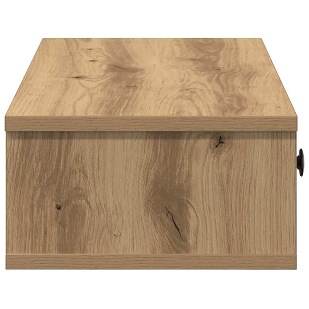 Scaffale a Parete con Cassetti Rovere 100x37,5x19 cm Truciolato | homemem39