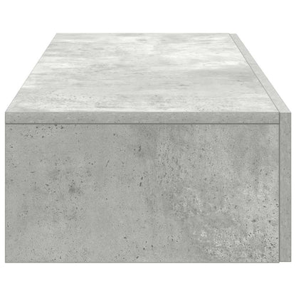 Scaffale a Parete con Cassetti Grigio 60x26,5x15 cm Truciolato | homemem39