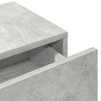 Scaffale a Parete con Cassetti Grigio 60x26,5x15 cm Truciolato | homemem39