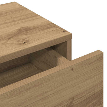 Scaffale a Parete con Cassetti Rovere 60x26,5x15 cm Truciolato | homemem39