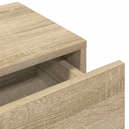Scaffale a Parete con Cassetti Sonoma 80x33x17 cm in Truciolato | homemem39