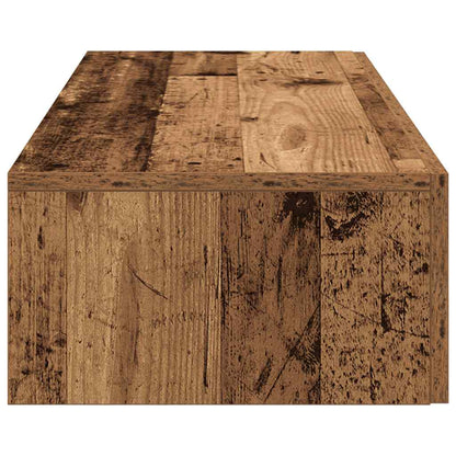 Scaffale a Parete con Cassetti Antico 100x36x19cm in Truciolato | homemem39
