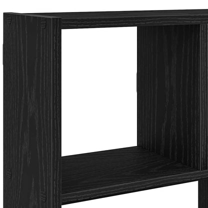 Mensola a Cubo da Parete 12 Scomparti Nero in Truciolato | homemem39