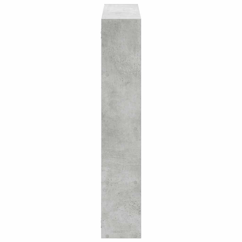 Mensola a Cubo da Muro 12 Scomparti Truciolato Grigio Cemento | homemem39