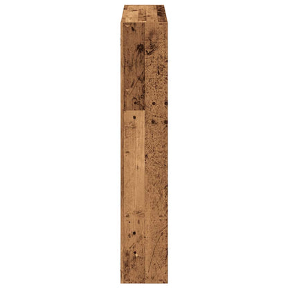 Mensola a Muro a Cubo 12 Scomparti in Truciolato Legno Antico | homemem39