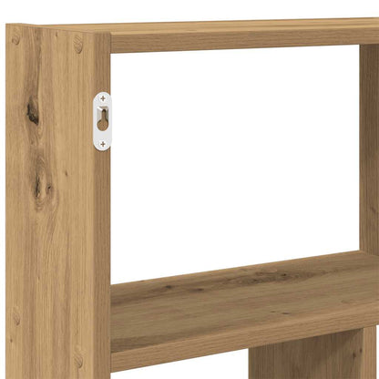 Mensola a Muro Cubo 12 Scomparti Truciolato Rovere Artigianale | homemem39