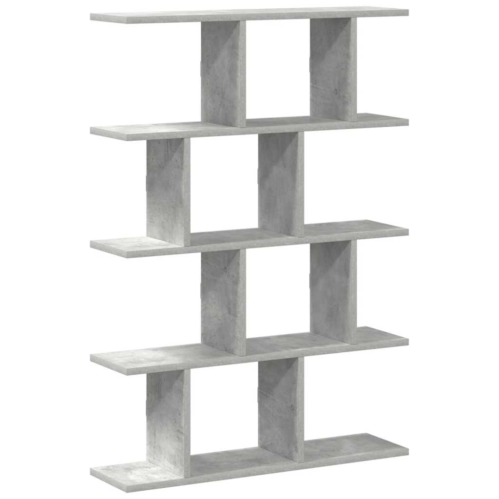 Mensola a Cubo da Muro 12 Scomparti Truciolato Grigio Cemento | homemem39