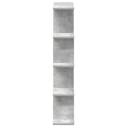 Mensola a Cubo da Muro 12 Scomparti Truciolato Grigio Cemento | homemem39