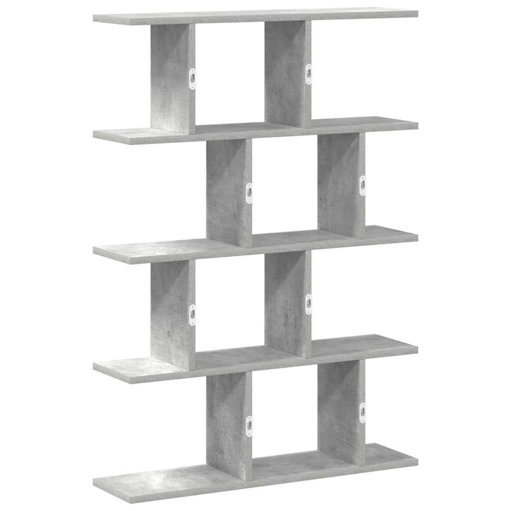 Mensola a Cubo da Muro 12 Scomparti Truciolato Grigio Cemento | homemem39