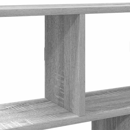 Mensola a Cubo da Muro 12 Scomparti in Truciolato Sonoma Grigio | homemem39