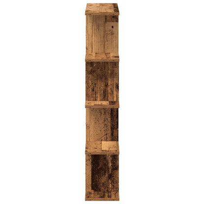 Mensola a Muro a Cubo 12 Scomparti in Truciolato Legno Antico | homemem39