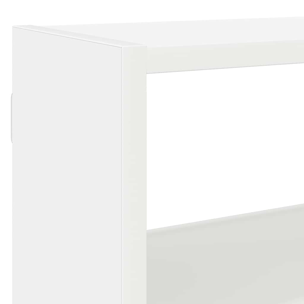 Mensola a Cubo da Parete 7 Scomparti in Truciolato Bianco | homemem39