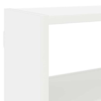 Mensola a Cubo da Parete 7 Scomparti in Truciolato Bianco | homemem39