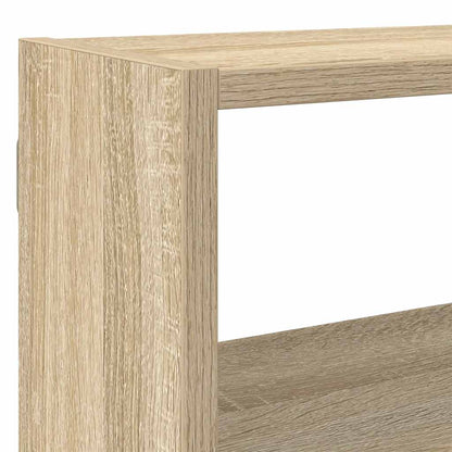 Mensola a Cubo da Parete 7 Scomparti Truciolato Rovere Sonoma | homemem39
