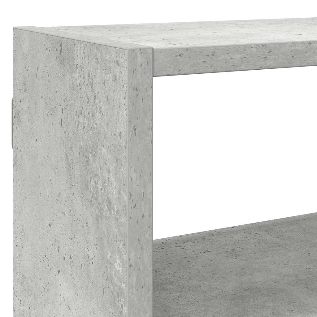 Mensola a Cubo da Parete 7 Scomparti Truciolato Grigio Cemento | homemem39