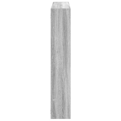 Mensola a Cubo da Parete 7 Scomparti Truciolato Grigio Sonoma | homemem39