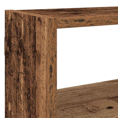 Mensola a Cubo da Parete 7 Scomparti in Truciolato Legno Antico | homemem39