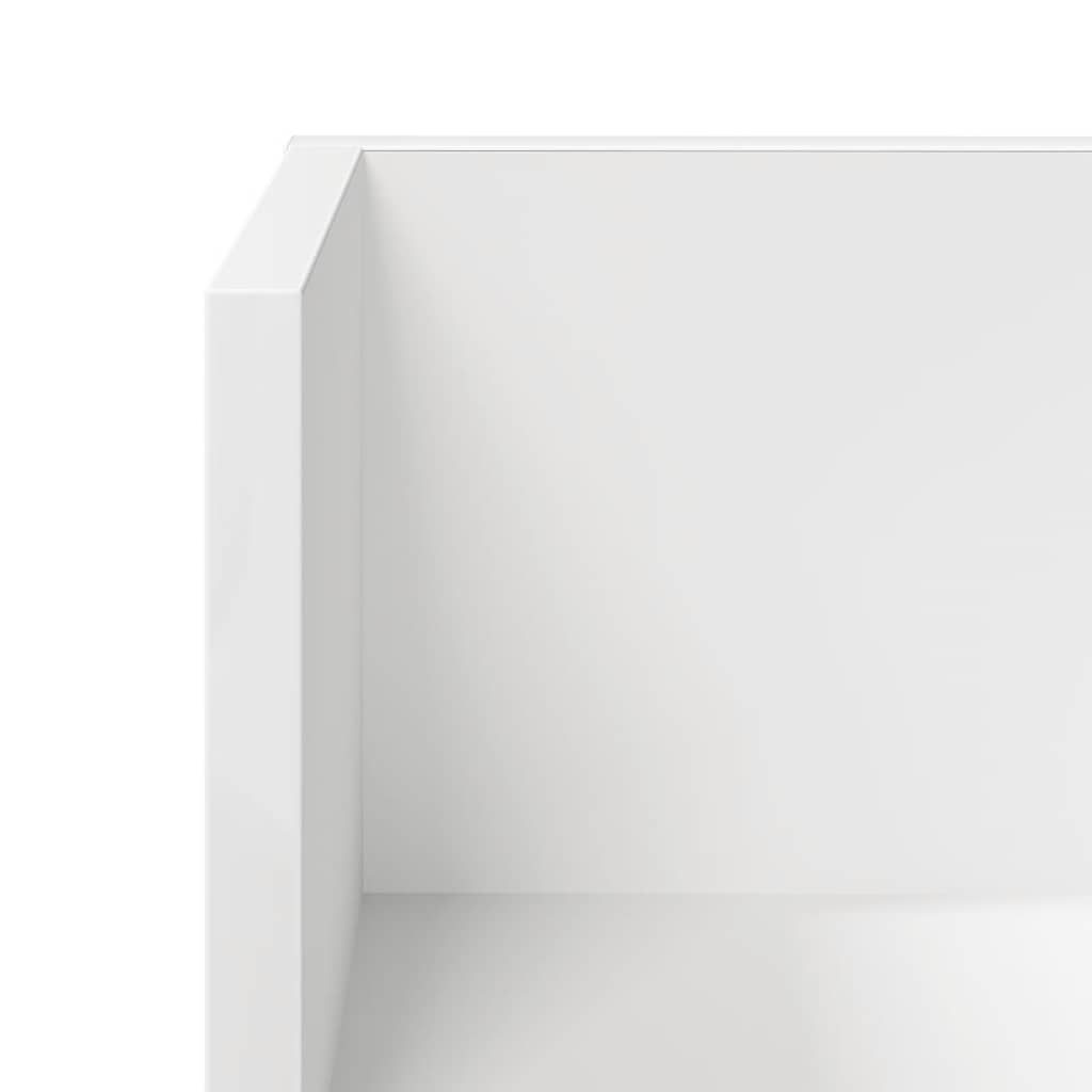 Mensole a Muro 2 pz Bianche 75x16,5x16,5 cm in Truciolato | homemem39