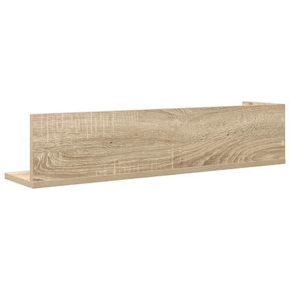 Mensole Parete 2pz Rovere Sonoma 75x16,5x16,5 cm in Truciolato | homemem39