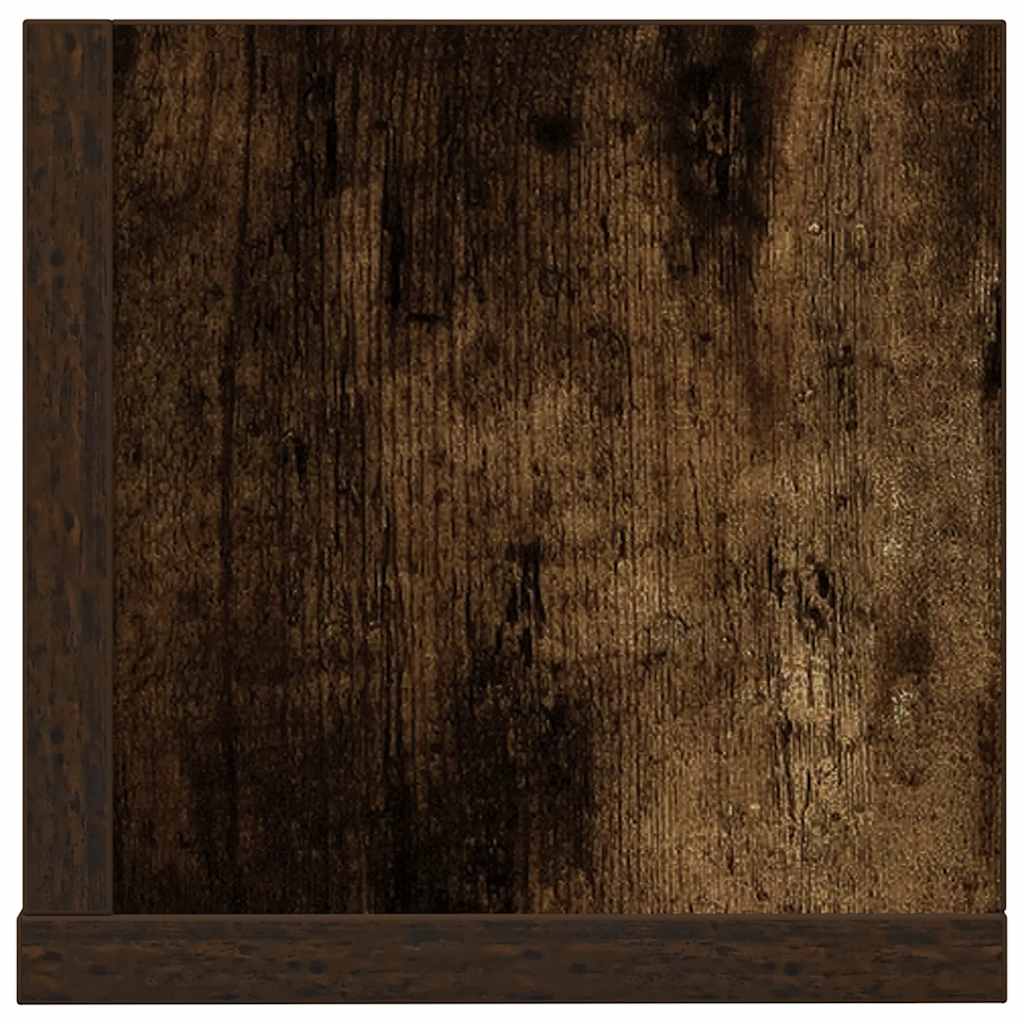 Mensole da Parete 2pz Rovere Fumo 75x16,5x16,5 cm in Truciolato | homemem39