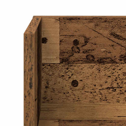 Mensole da Parete 2pz Legno Vecchio 75x16,5x16,5 cm Truciolato | homemem39