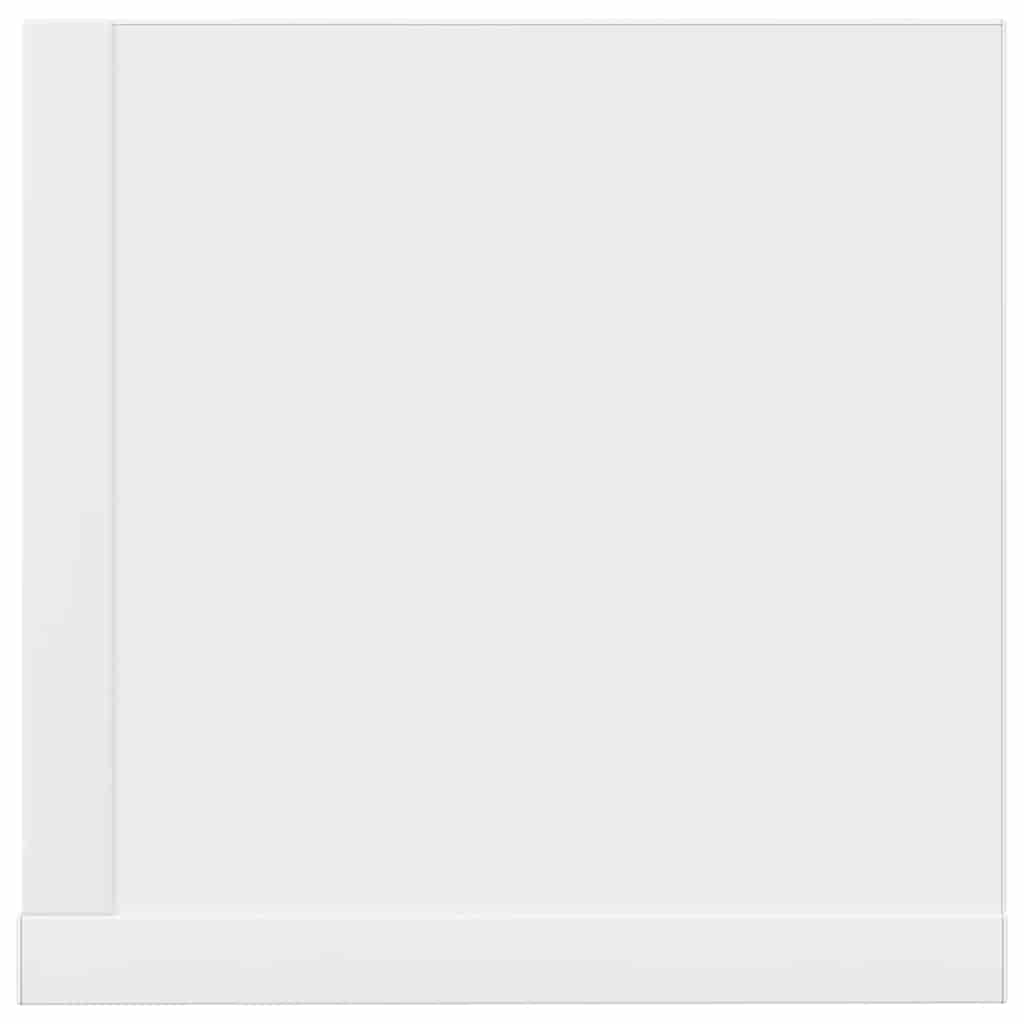 Mensole a Muro 2 pz Bianche 100x16,5x16,5 cm in Truciolato | homemem39