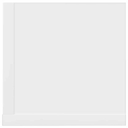 Mensole a Muro 2 pz Bianche 100x16,5x16,5 cm in Truciolato | homemem39