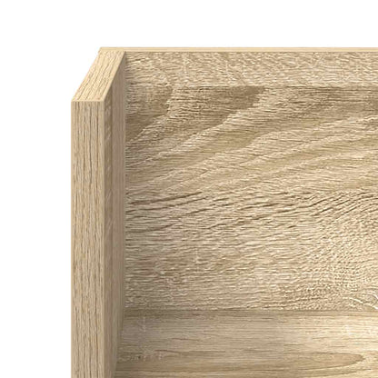 Mensole Parete 2pz Rovere Sonoma 100x16,5x16,5 cm in Truciolato | homemem39