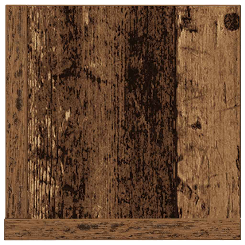Mensole da Parete 2pz Legno Vecchio 100x16,5x16,5 cm Truciolato | homemem39