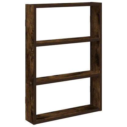 Mensola a Muro Rovere Fumo 43x9x60 cm in Truciolato | homemem39