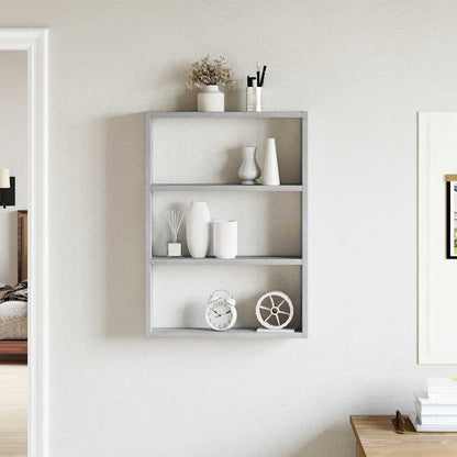 Mensola a Muro Grigio Sonoma 43x9x60 cm in Truciolato | homemem39