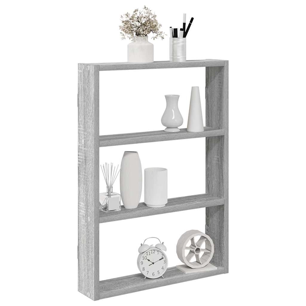Mensola a Muro Grigio Sonoma 43x9x60 cm in Truciolato | homemem39