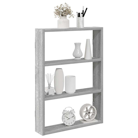 Mensola a Muro Grigio Sonoma 43x9x60 cm in Truciolato | homemem39