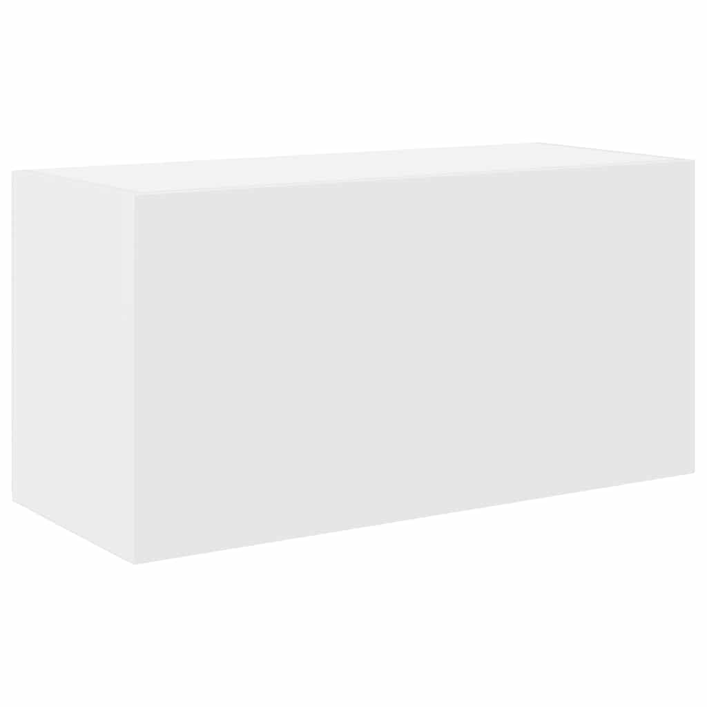 Mobile da Bagno a Parete Bianco 60x25x30cm in Legno Multistrato | homemem39
