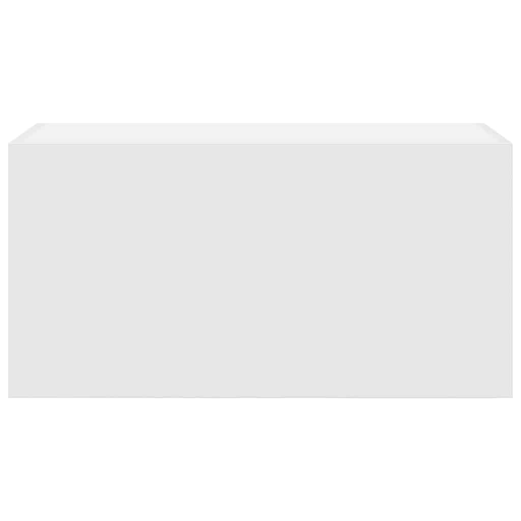 Mobile da Bagno a Parete Bianco 60x25x30cm in Legno Multistrato | homemem39