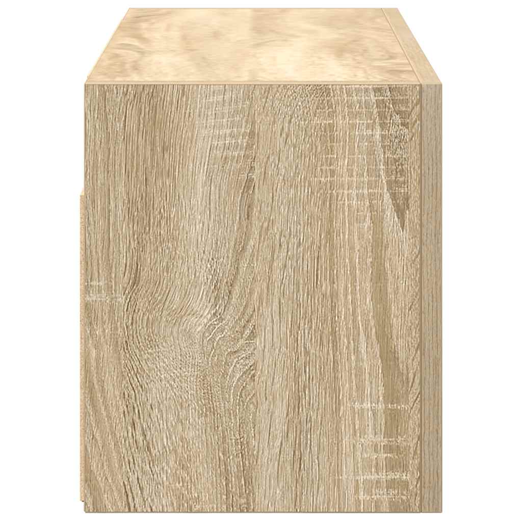 Mobile da Bagno Rovere Sonoma 60x25x30 cm in Legno Multistrato