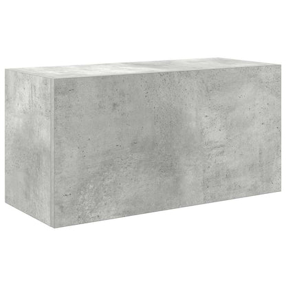 Armadietto da Bagno Grigio Cemento 60x25x30 cm in Truciolato | homemem39