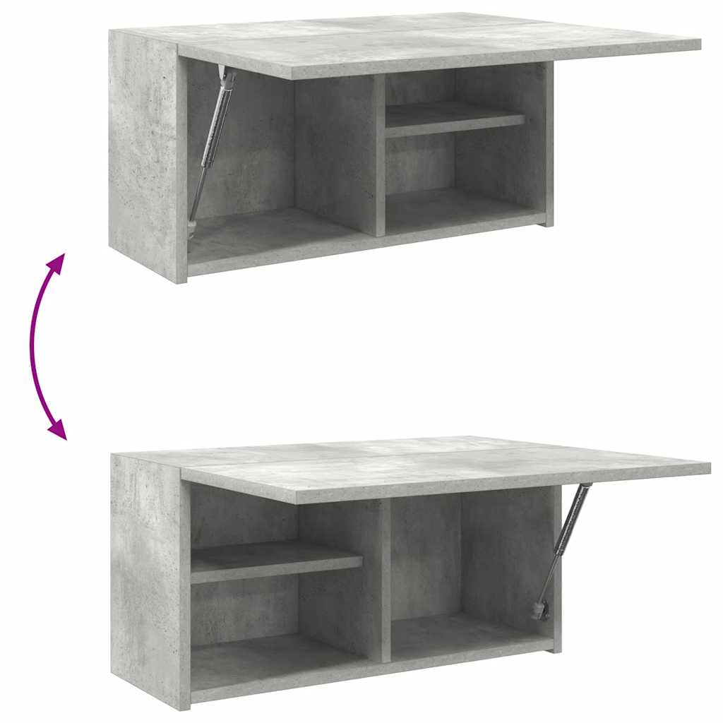 Armadietto da Bagno Grigio Cemento 60x25x30 cm in Truciolato | homemem39