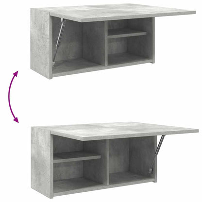 Armadietto da Bagno Grigio Cemento 60x25x30 cm in Truciolato | homemem39