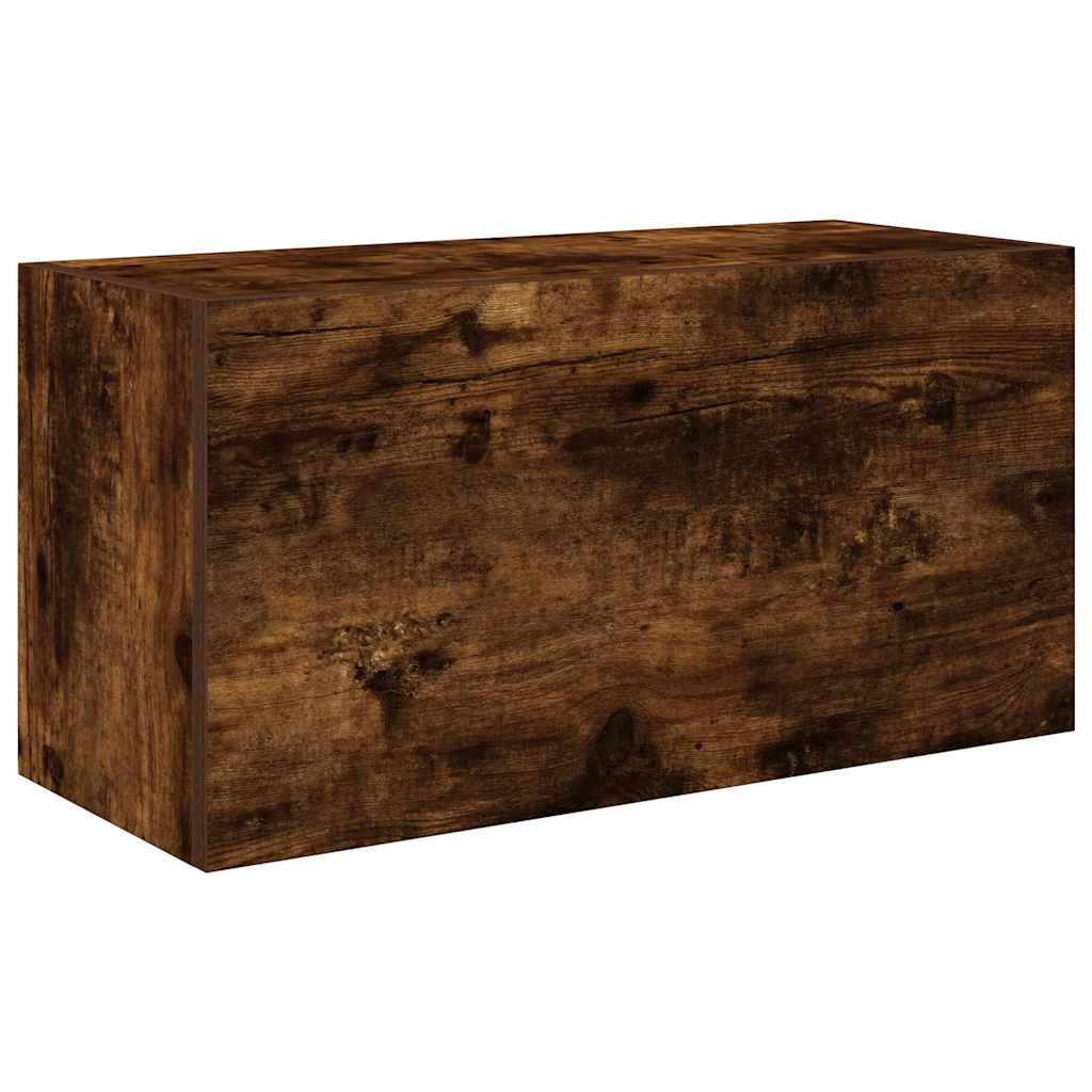 Armadietto Bagno Rovere Fumo 60x25x30 cm in Legno Multistrato | homemem39