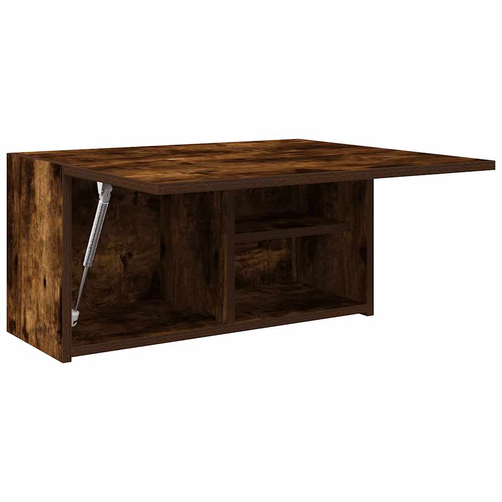 Armadietto Bagno Rovere Fumo 60x25x30 cm in Legno Multistrato | homemem39